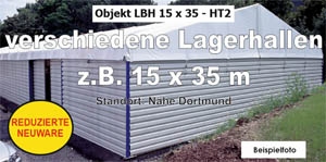 Foto: Lagerhallen z.B. 15x35 m NEU