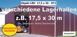 Foto: Lagerhallen z.B. 17,5x30m NEU