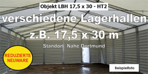 Foto: Lagerhallen z.B. 17,5x30m NEU