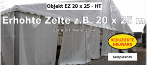 Foto: erhhte Zelte z.B. 20 x 25 m NEU