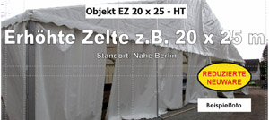 Foto: erhöhte Zelte z.B. 20 x 25 m NEU
