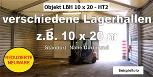 Foto: Lagerhallen z.B. 10x20m NEU