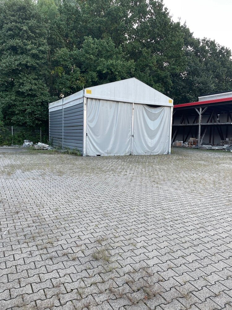 Foto: gebrauchte Zelthalle Marke Herchenbach 
