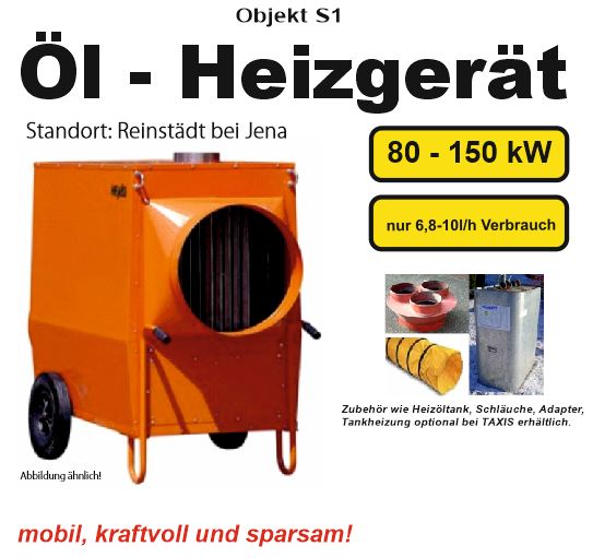 Foto: Öl Heizgerät 80 - 150 kW