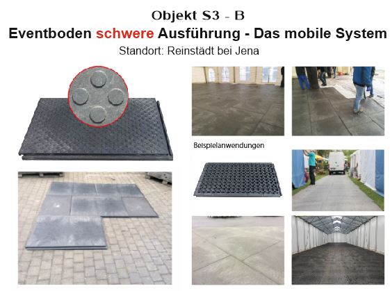 Foto: Eventboden schwere Ausfhrung - Das mobile System