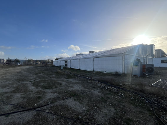 Foto: Gebrauchtes Zelt 15x40m inkl. Holzboden mit Stahlunterbau