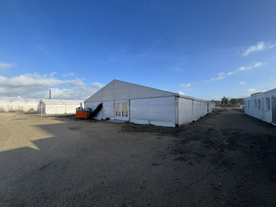 Foto: Gebrauchtes Zelt 15x40m inkl. Holzboden mit Stahlunterbau