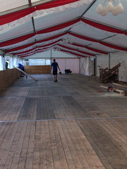 Foto: gebrauchtes Festzelt 8x25 m oder als 8x45 m inkl. Stauboden