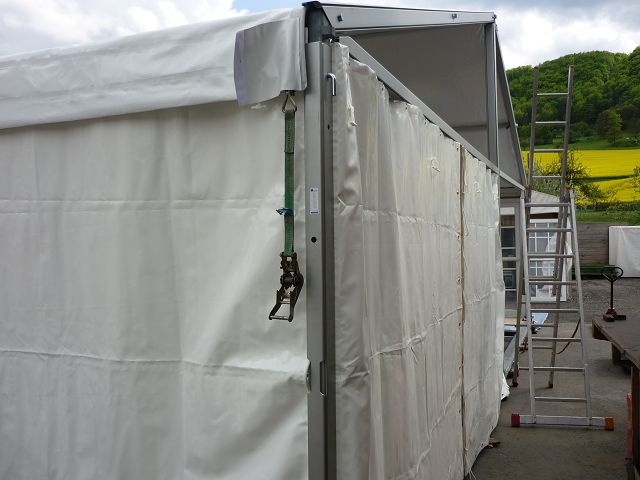 Foto: Hochprofessionelles flexibles Zeltsystem im Baukastensystem