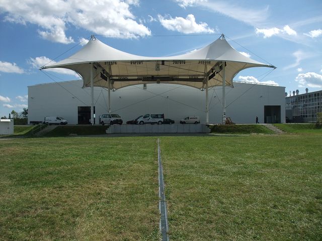 Foto: Gebrauchtes Zeltdach / Membranberdachung 21,20 x 15,65 m