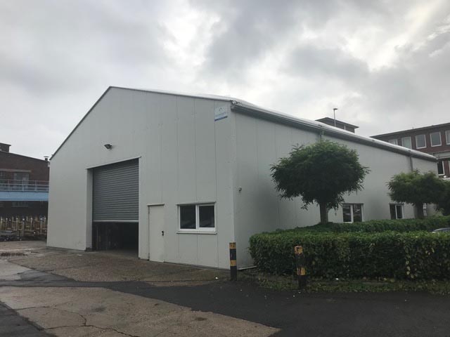 Foto: gebrauchte Leichtbauhalle 15 x 20 m