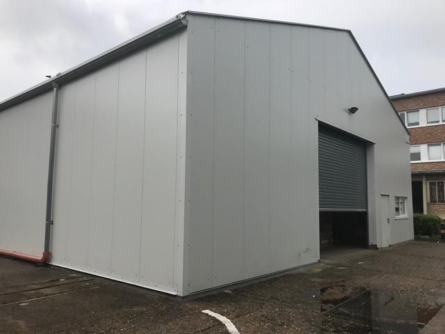 Foto: gebrauchte Leichtbauhalle 15 x 20 m