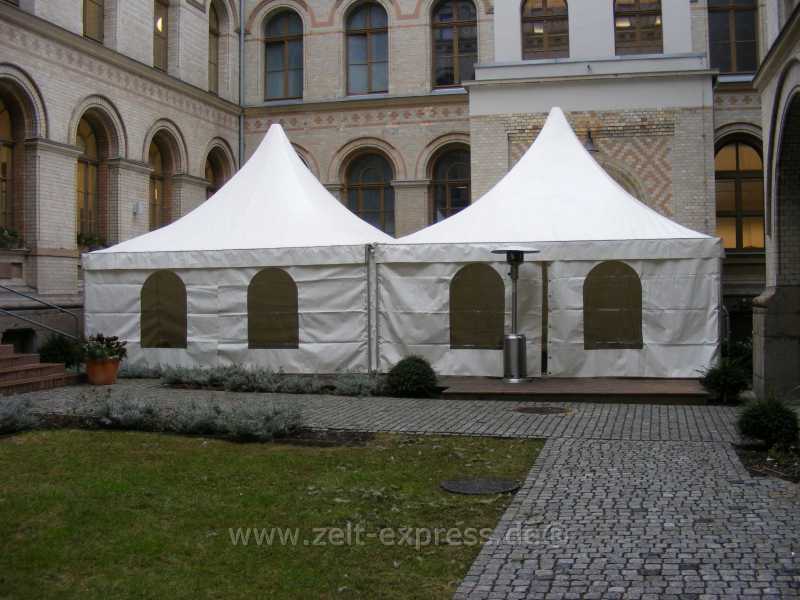 Foto: 2 Pagoden 6x6m + Kassettenboden im Set