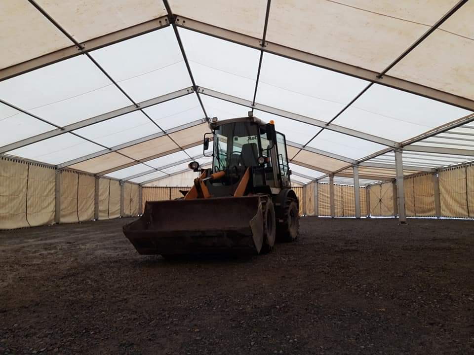 Foto: Eschenbach Fest- und Partyzelt 15x45 m mit Wirtschaftsanbau