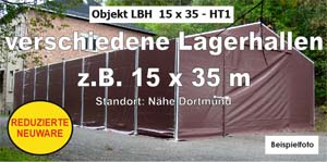 Foto: Lagerhallen z.B. 15x35m NEU