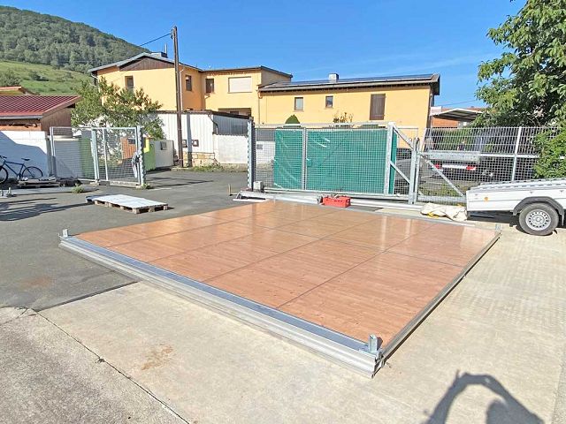Foto: 5x5m Kassettenboden